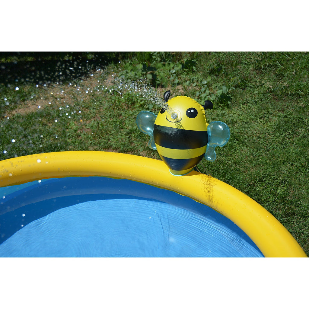 JLeisure 5' x 16.5" Bee Spray Inflatable Outdoor Above Ground Kid Swimming Pool — image 3