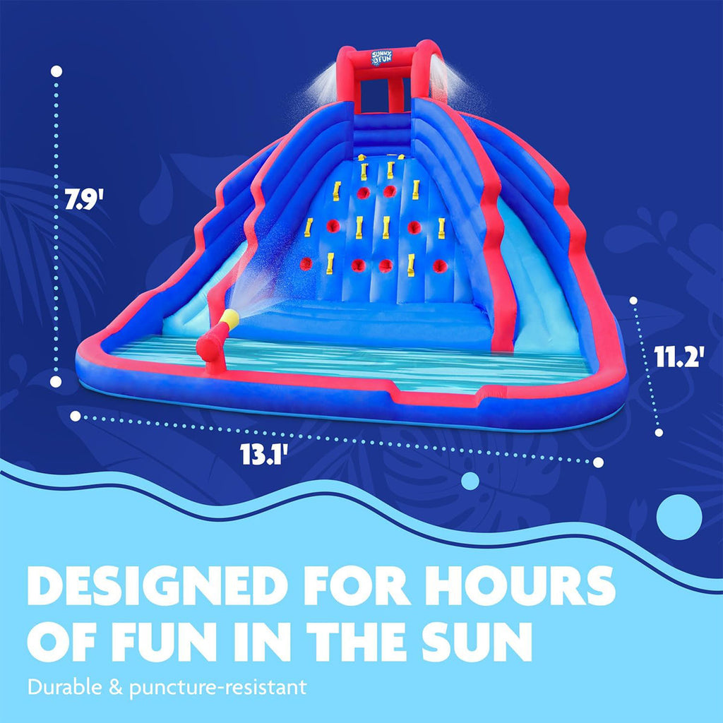13' x 13' Inflatable Water Slide with Air Blower