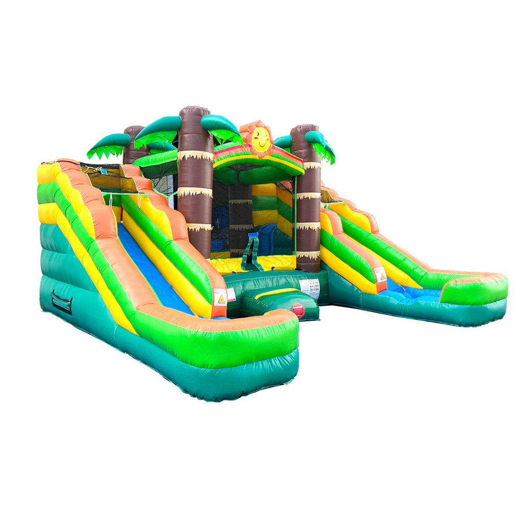 15' x 16.5' Bounce House with Water Slide and Air Blower