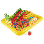 Intex Fun 'N Fruity Outdoor Inflatable Kiddie Pool Play Center with Water Slide — image 3