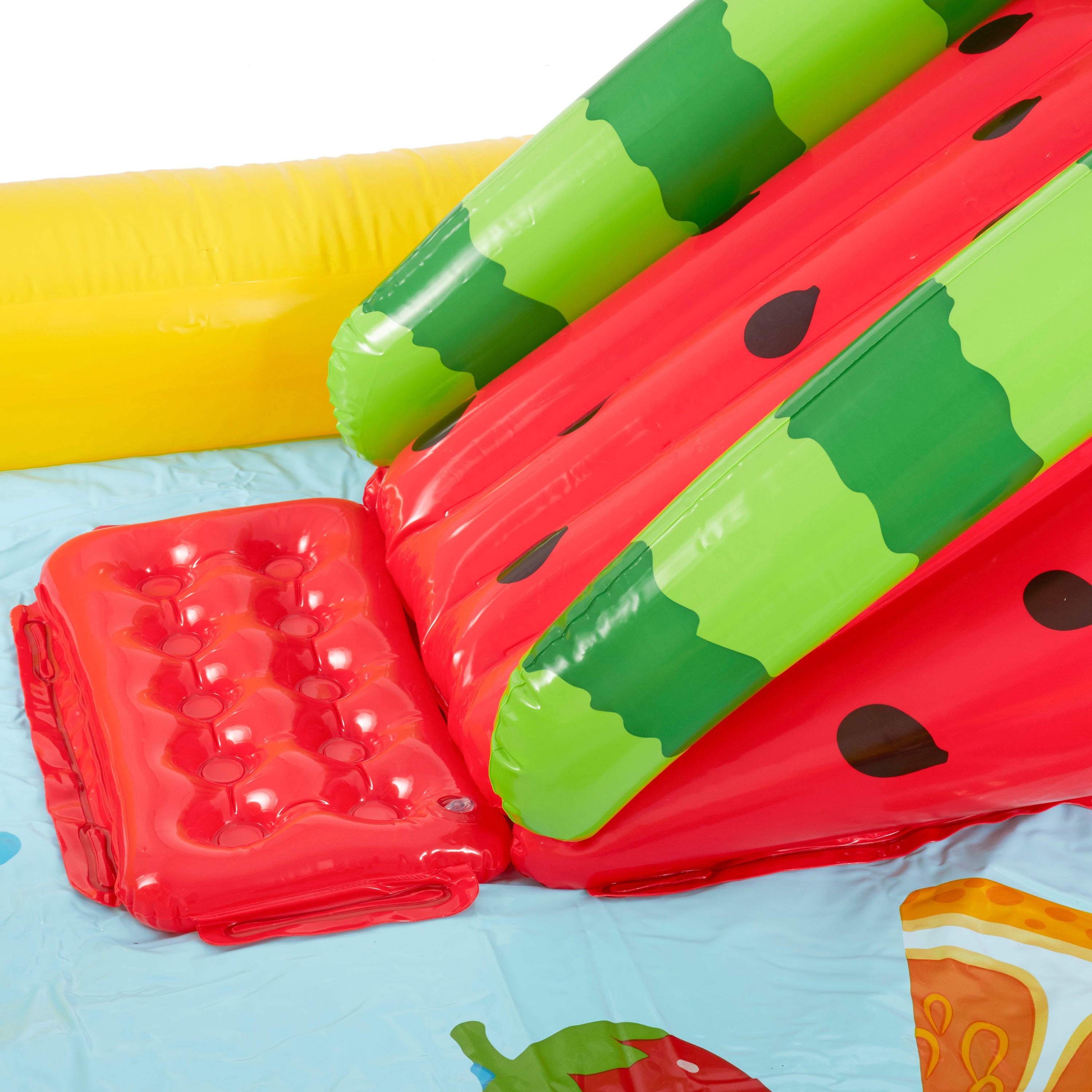 Intex Fun 'N Fruity Outdoor Inflatable Kiddie Pool Play Center with Water Slide — image 6