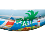 Intex 8.5’x5.25’x18” Seaside Paradise Inflatable Kiddie Pool & Electric Air Pump — image 4