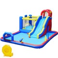 18.4' x 13' Inflatable Slide with Bouncy house for Kids(with Blower),Bounce House
