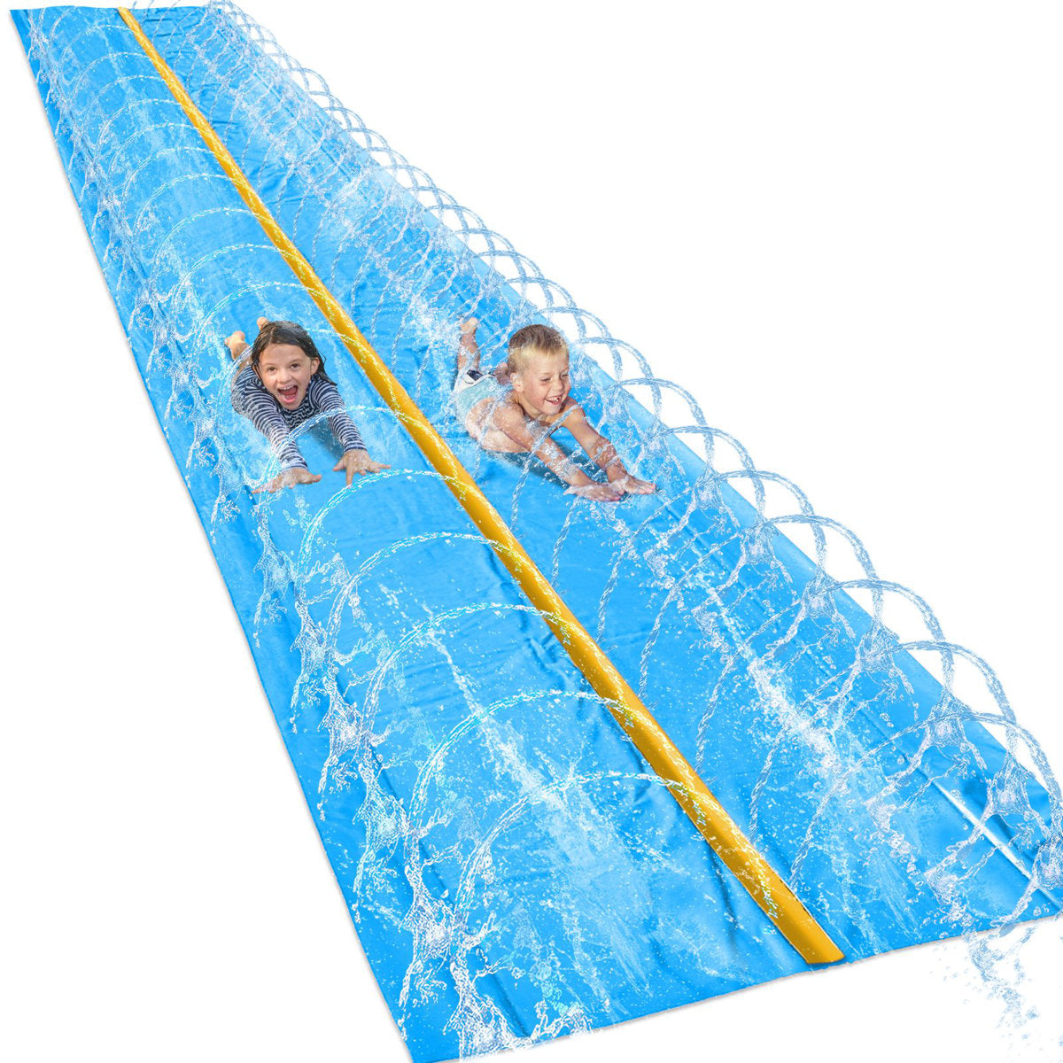 18FT Double Slip and Slide Water Slide for Kids Red
