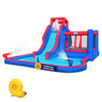 13.1' x 15.9' Bounce House with Water Slide and Air Blower