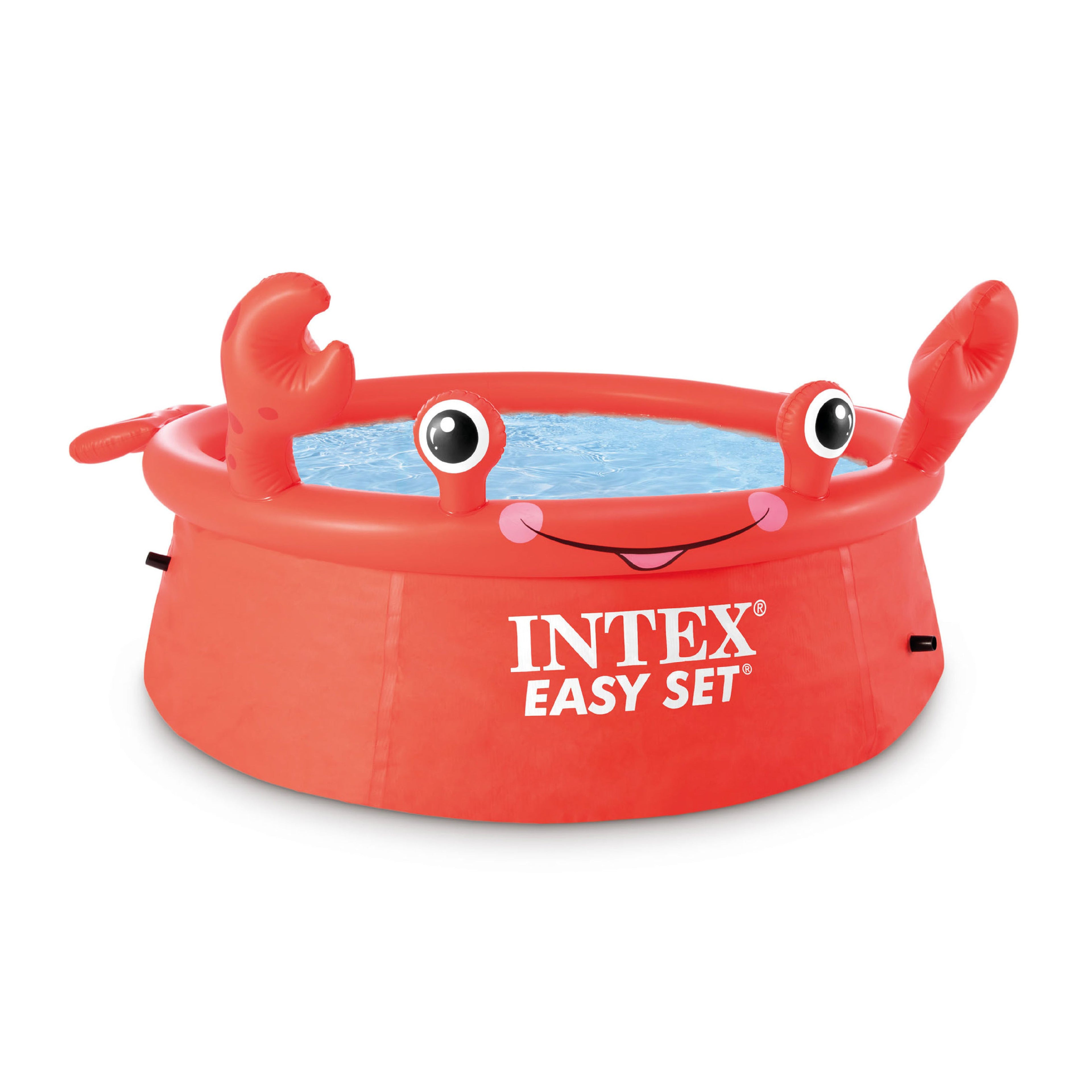 Intex 26100EH Happy Crab Easy Set 6ft x 20in Round Inflatable Ring Kiddie Pool — image 1