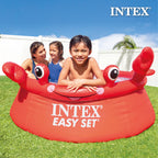 Intex 26100EH Happy Crab Easy Set 6ft x 20in Round Inflatable Ring Kiddie Pool — image 6