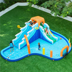 Inflatable Water Slide Park With Air Blower