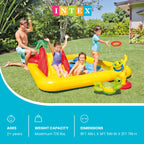 Intex 100"x77" Inflatable Ocean Play Center Backyard Toddler Kiddie Pool & Games — image 2