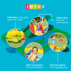Intex 100"x77" Inflatable Ocean Play Center Backyard Toddler Kiddie Pool & Games — image 3