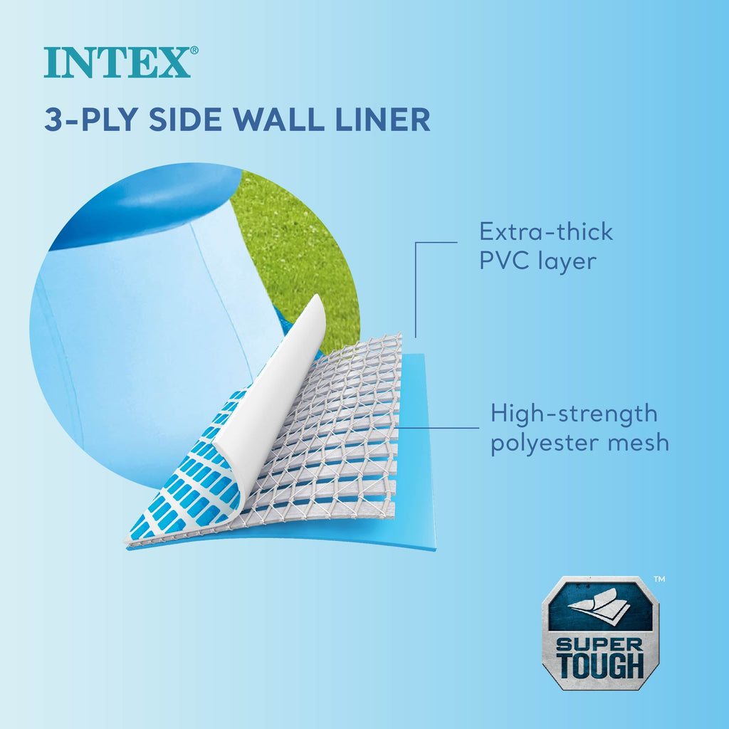 Intex 8ft x 30in Easy Set Inflatable Swimming Pool with 330 GPH Filter Pump — image 4