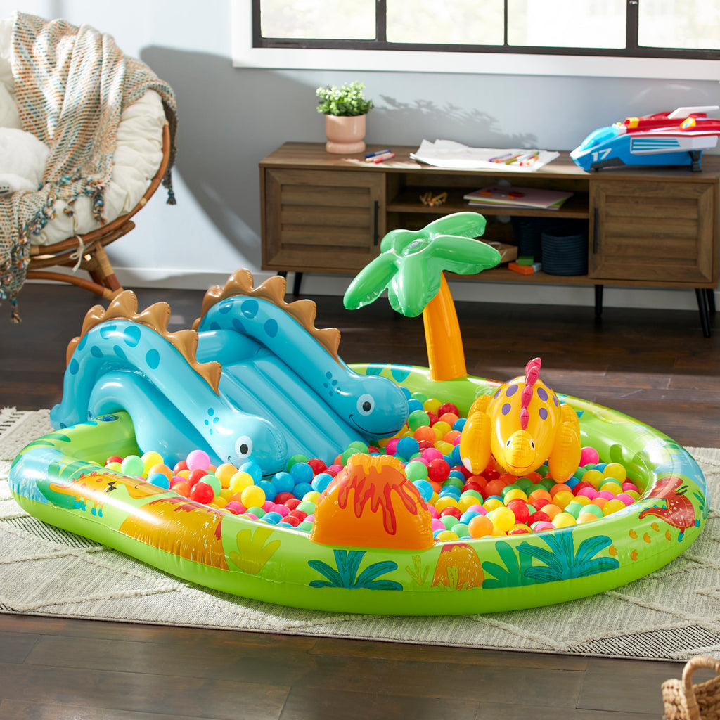 Intex 57166EP Little Dino Dinosaur Themed Inflatable Backyard Pool Play Center — image 2
