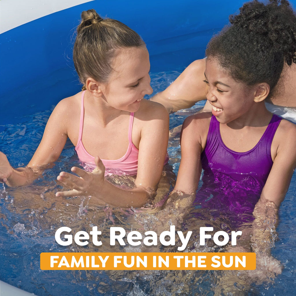 H2OGO! Splash Paradise Inflatable Family Pool with Headrests,  7'7" x 7'2" x 31" — image 8