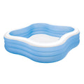Intex Swim Center 90in x 90in x 2in Inflatable Play Kids Backyard Swimming Pool — image 1
