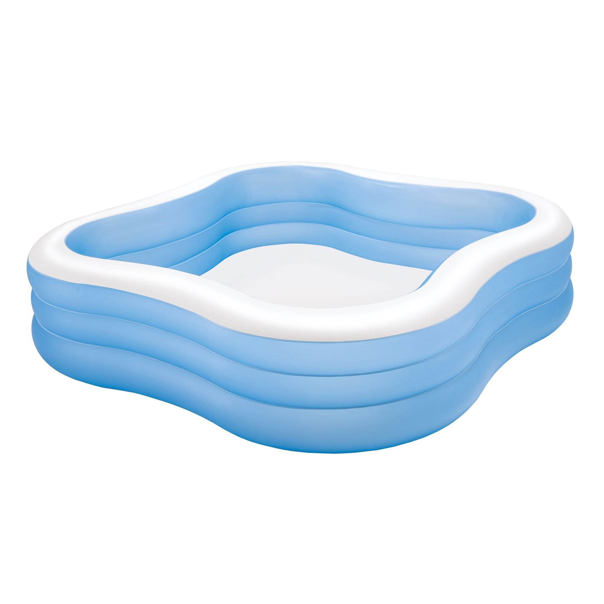 Intex Swim Center 90in x 90in x 2in Inflatable Play Kids Backyard Swimming Pool — image 1