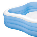 Intex Swim Center 90in x 90in x 2in Inflatable Play Kids Backyard Swimming Pool — image 2