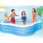 Intex Swim Center 90in x 90in x 2in Inflatable Play Kids Backyard Swimming Pool — image 3