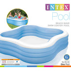 Intex Swim Center 90in x 90in x 2in Inflatable Play Kids Backyard Swimming Pool — image 6