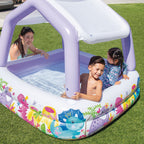 Intex 5ft x 48in Inflatable Ocean Scene Sun Shade Kids Swimming Pool With Canopy — image 8