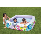 Intex 5ft x 48in Inflatable Ocean Scene Sun Shade Kids Swimming Pool With Canopy — image 10