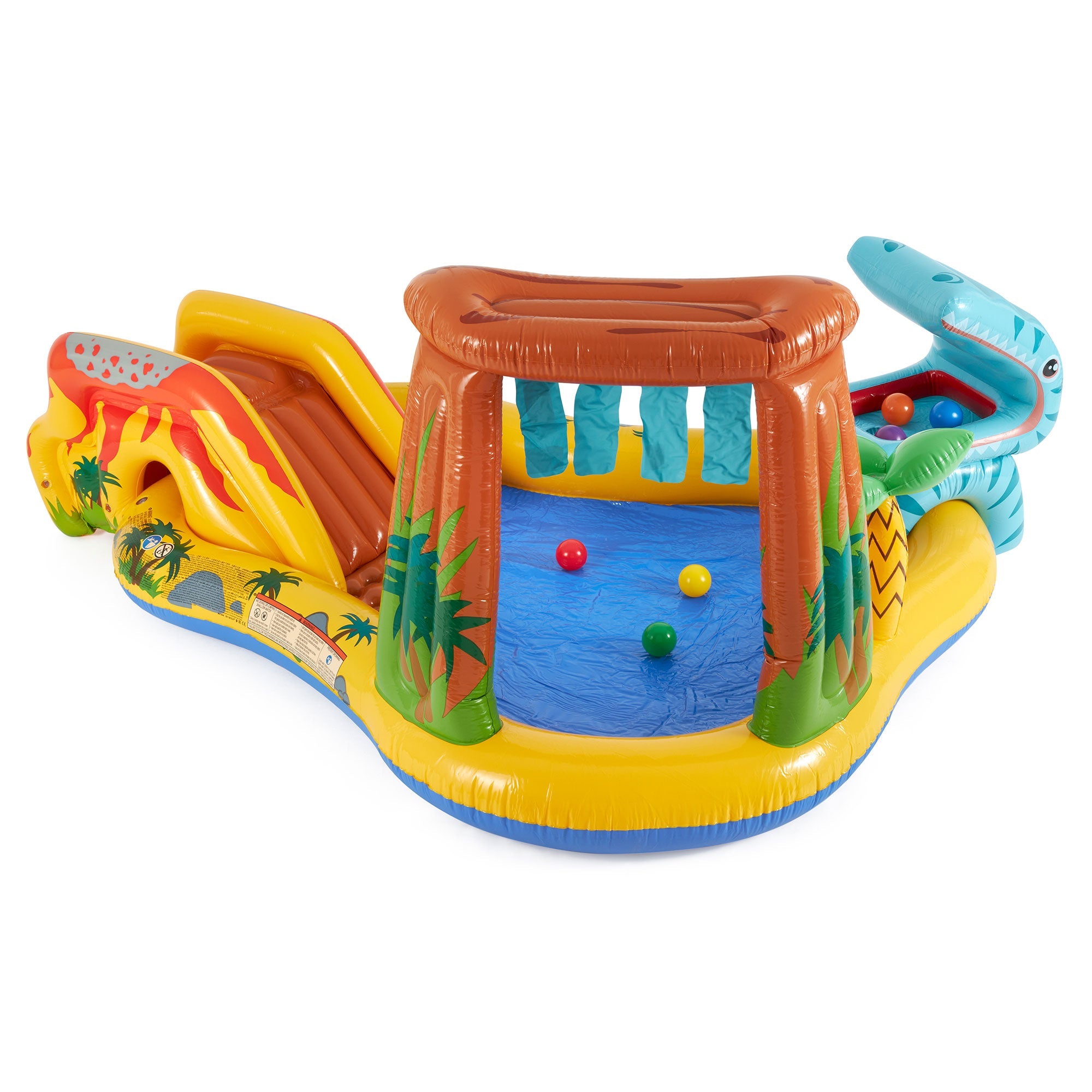 Intex Inflatable Kids Dinosaur Play Center Outdoor Water Park Pool with Slide — image 7