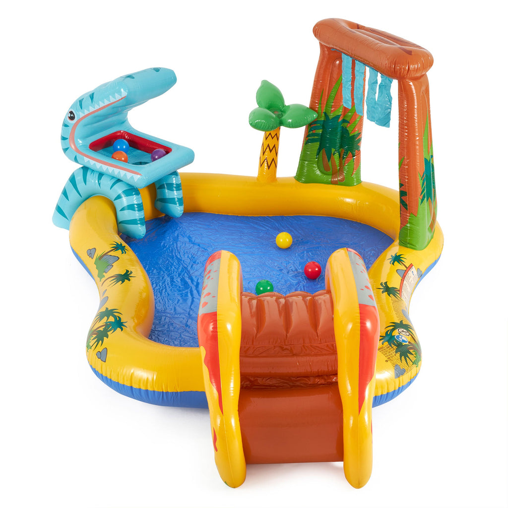 Intex Inflatable Kids Dinosaur Play Center Outdoor Water Park Pool with Slide — image 8