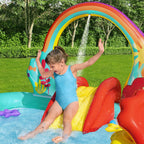 Disney Little Mermaid Inflatable Kids Water Play Center Backyard Activity Pool — image 5