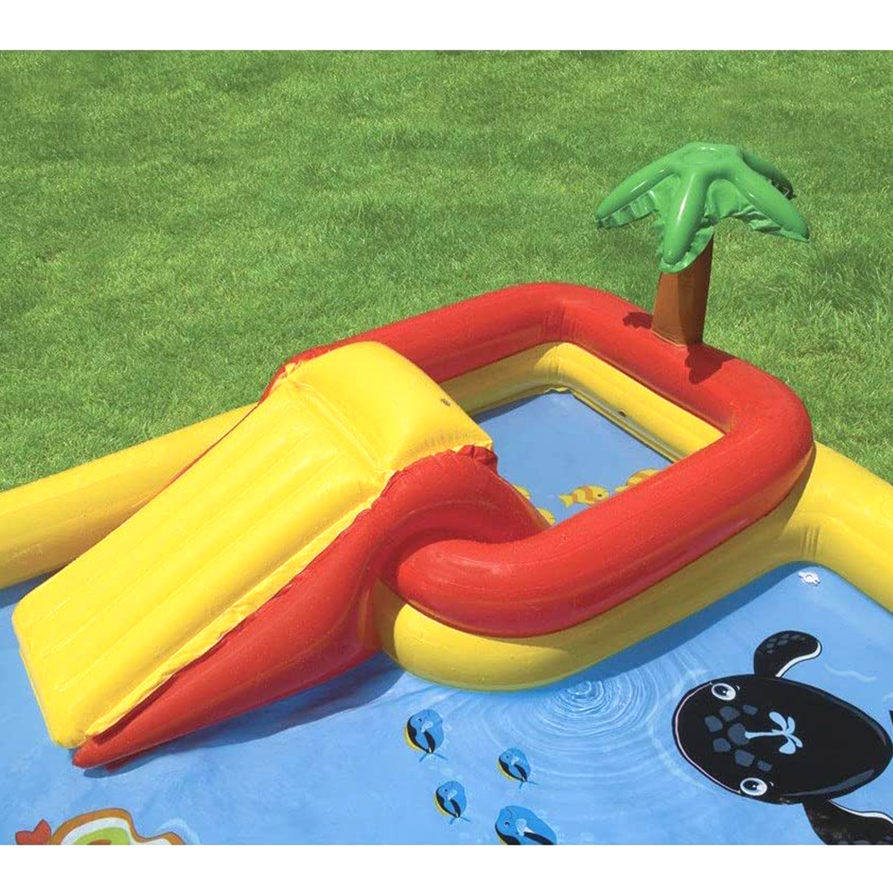 Intex 100"x77" Inflatable Ocean Play Center Backyard Toddler Kiddie Pool & Games — image 8