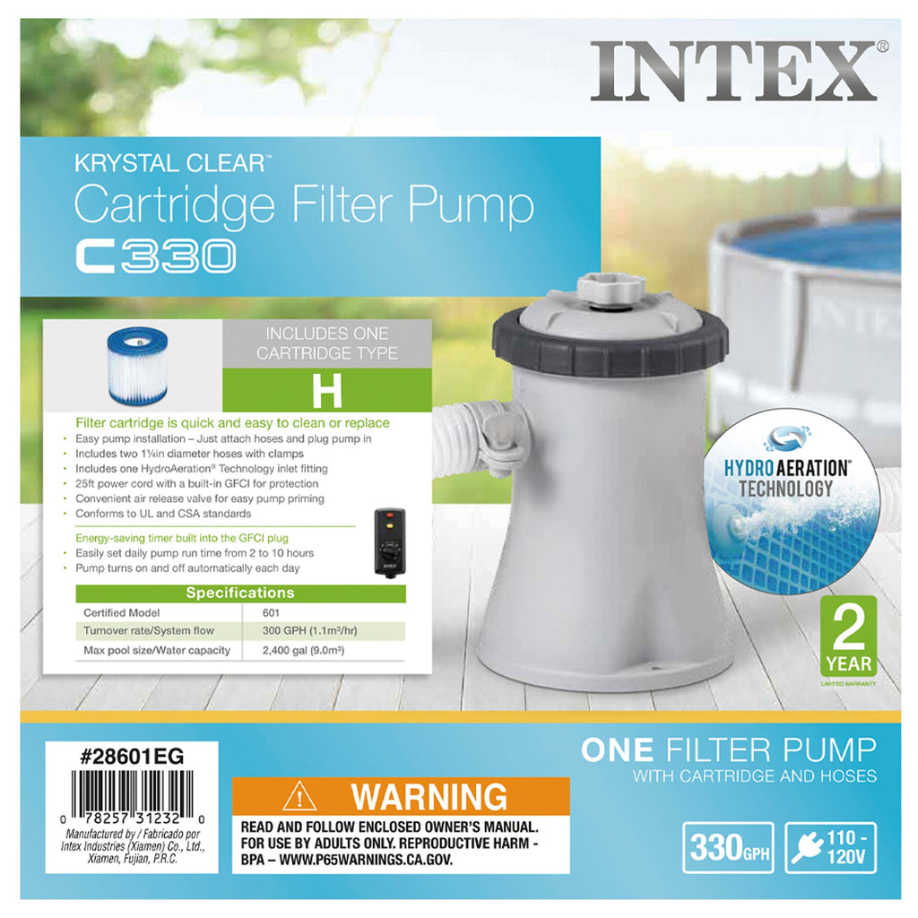 Intex Easy Set 6' x 20" Inflatable Outdoor Swimming Pool w/ 330 GPH Filter Pump — image 6
