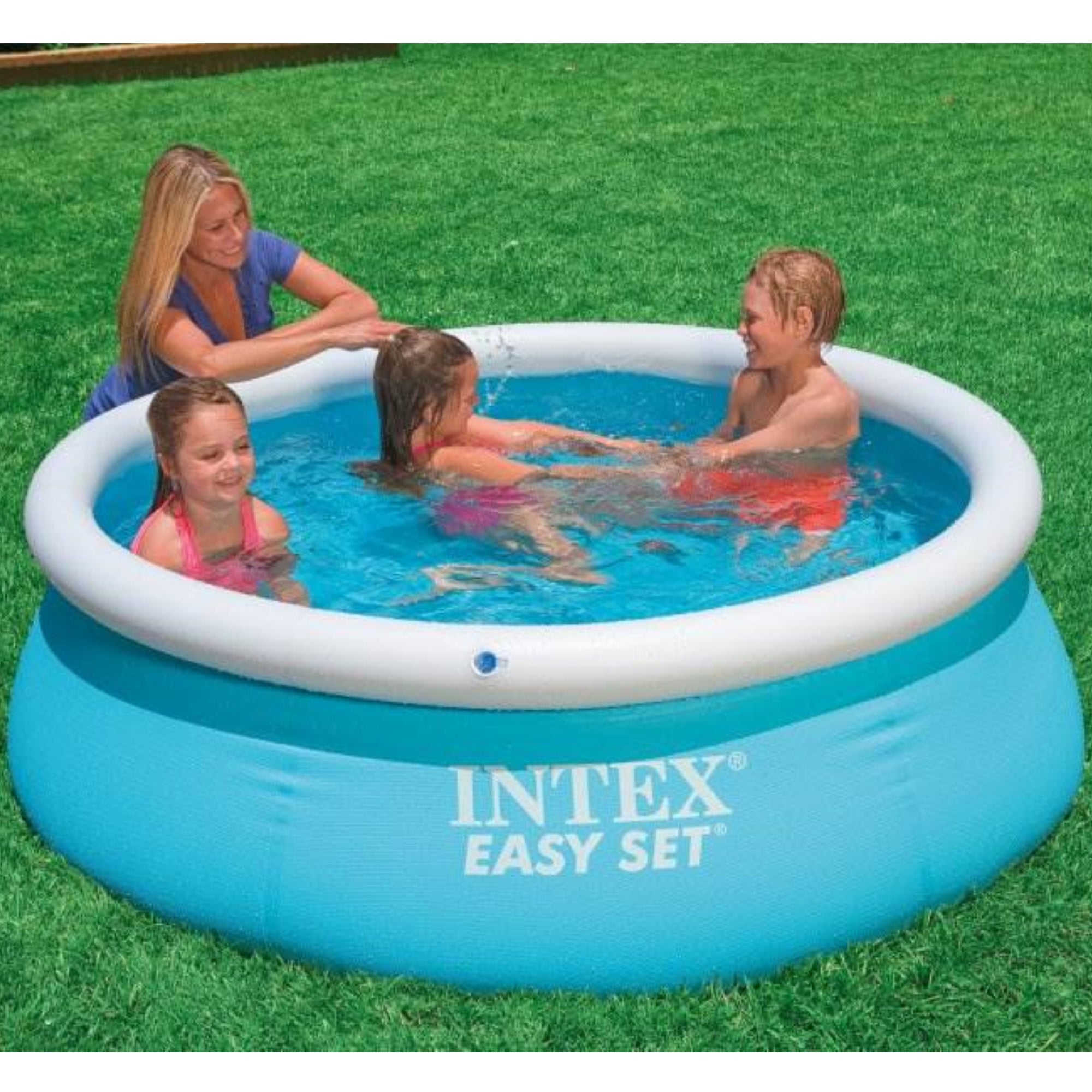 Intex Easy Set 6' x 20" Inflatable Outdoor Swimming Pool w/ 330 GPH Filter Pump — image 7