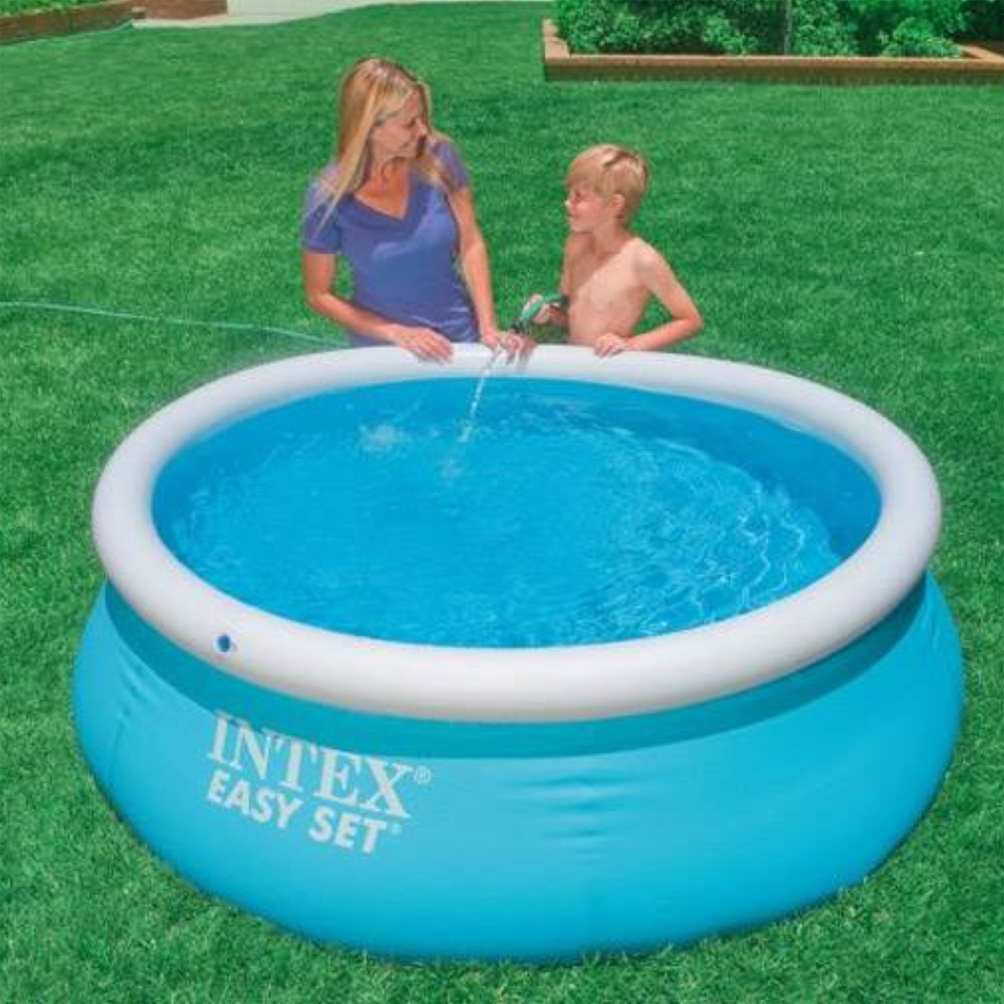 Intex Easy Set 6' x 20" Inflatable Outdoor Swimming Pool w/ 330 GPH Filter Pump — image 8