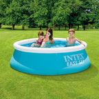 Intex Easy Set 6' x 20" Inflatable Outdoor Swimming Pool w/ 330 GPH Filter Pump — image 9