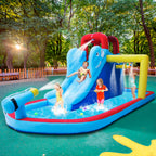 6'1" W x 15'5" D Bounce House with Water Slide and Air Blower
