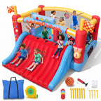 107.87" x 147.64" Bounce House with Air Blower