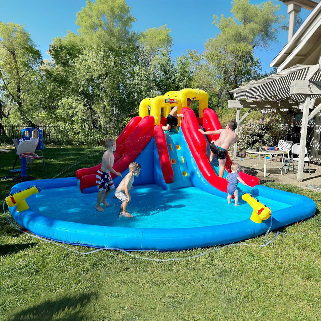 Inflatable Water Slide Park With Air Blower