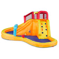 Lumen Kids Inflatable Outdoor Lazy River Adventure Water Park Slide and Pool