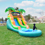 13.4' x 6.82' Bounce House with Slide and Air Blower
