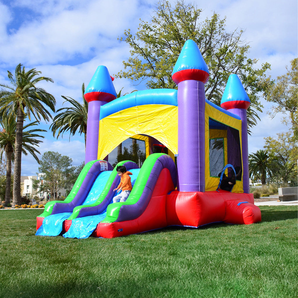 Lumen Block Party 12.5' x 13' Bounce House with Air Blower
