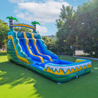 Lumen 19' Ice Pops Commercial Grade Water Slide with Detachable Deep Pool (with Blower)
