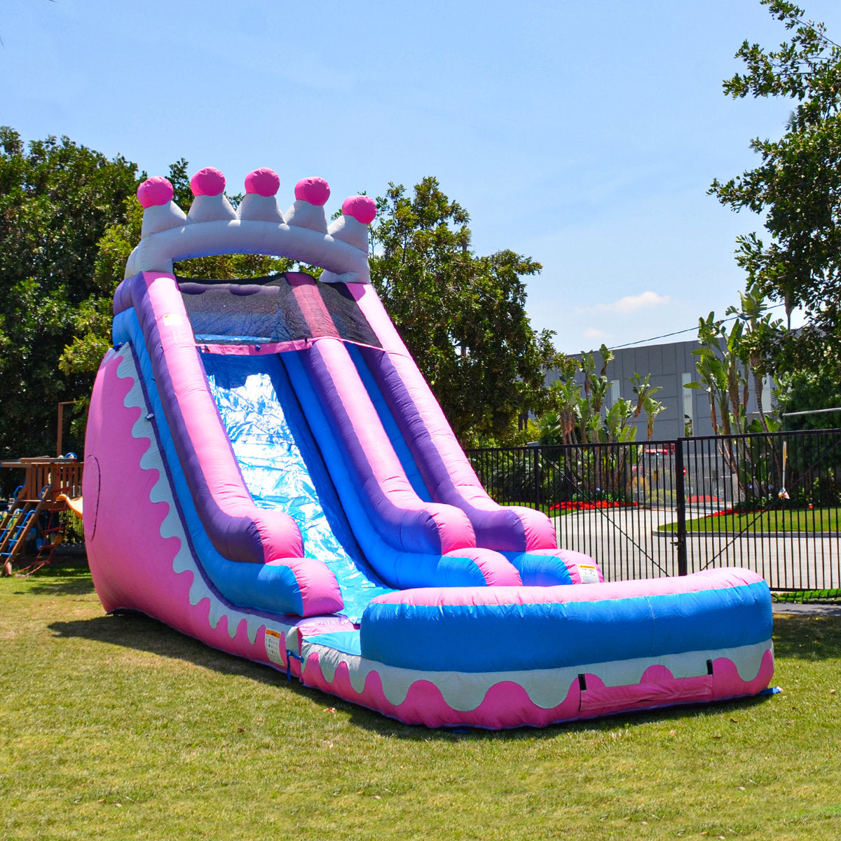 Lumen 19' Ice Pops Commercial Grade Water Slide with Detachable Deep Pool (with Blower)