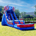 Lumen 19 FT Ocean Battle Commercial Grade Water Slide with Pool (with Blower)