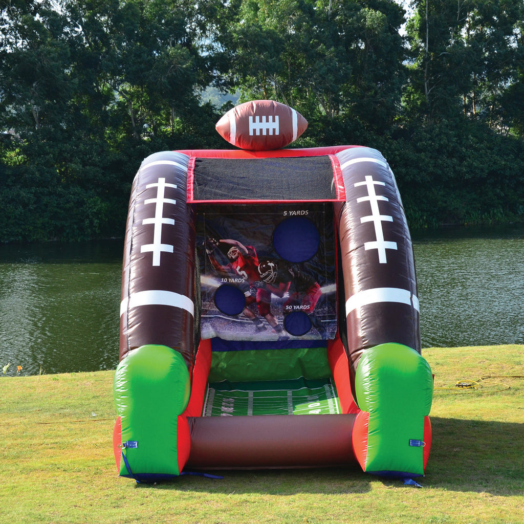 Lumen Basketball Target Game Inflatable for Kids and Adults (with Blower and Foam Ball)