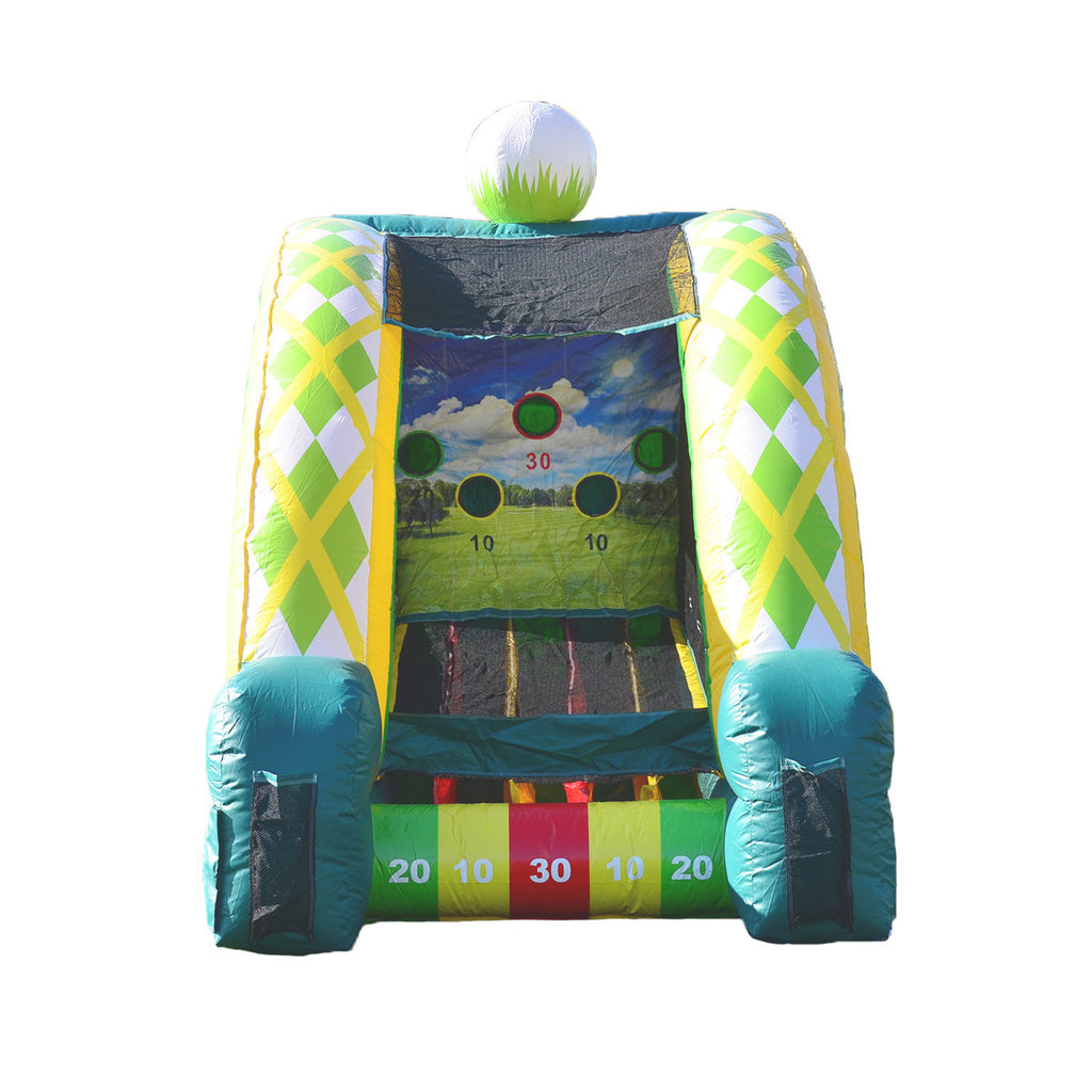 Lumen Basketball Target Game Inflatable for Kids and Adults (with Blower and Foam Ball)
