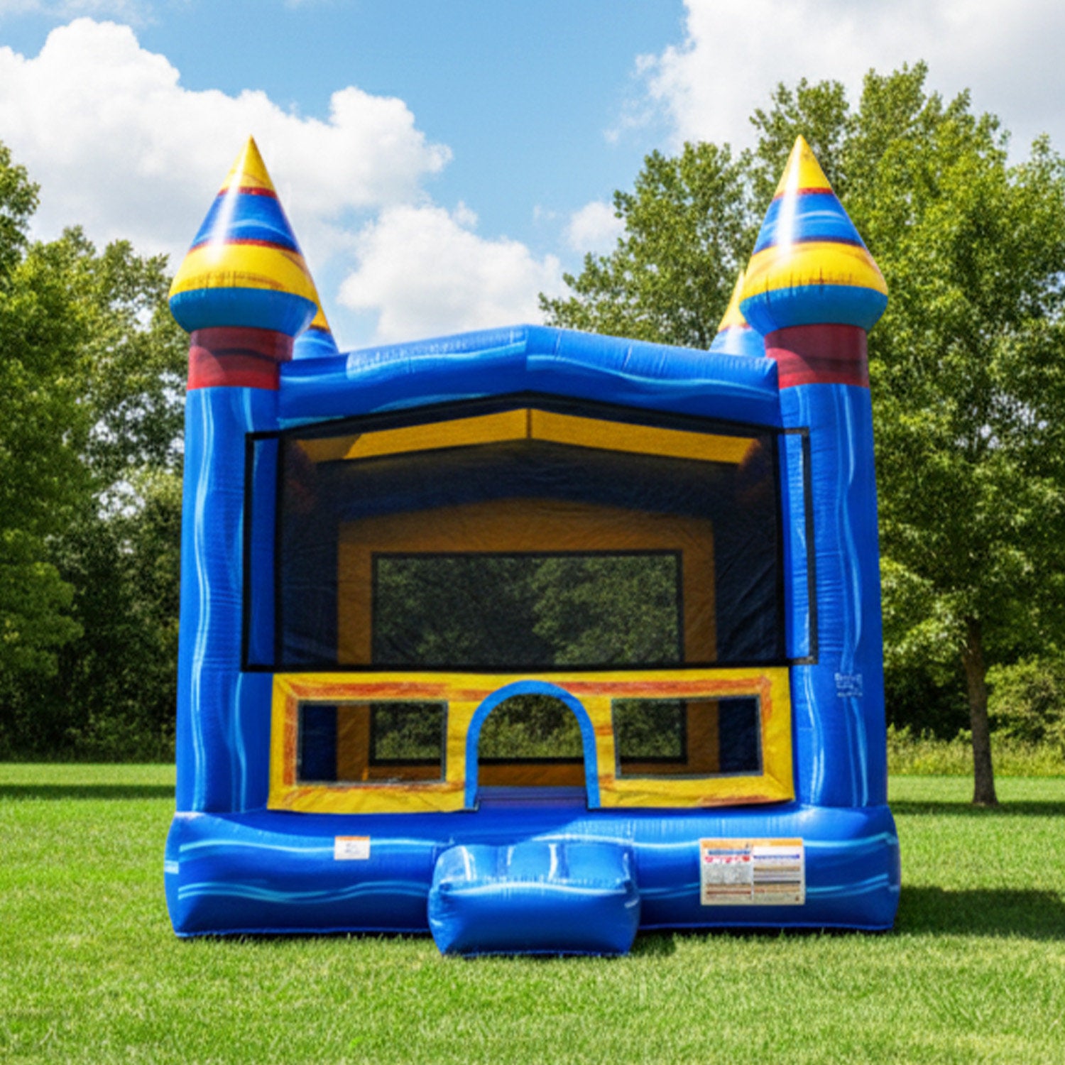 Lumen Melting Arctic 13 ft x 13 ft Inflatable Bounce House (with Blower)