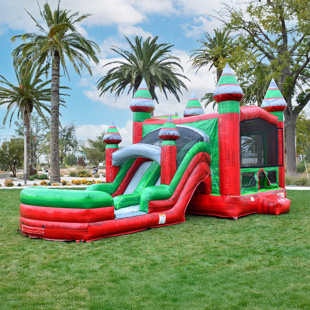 Lumen Dolphin 19 ft Inflatable Water Slide (with Blower)