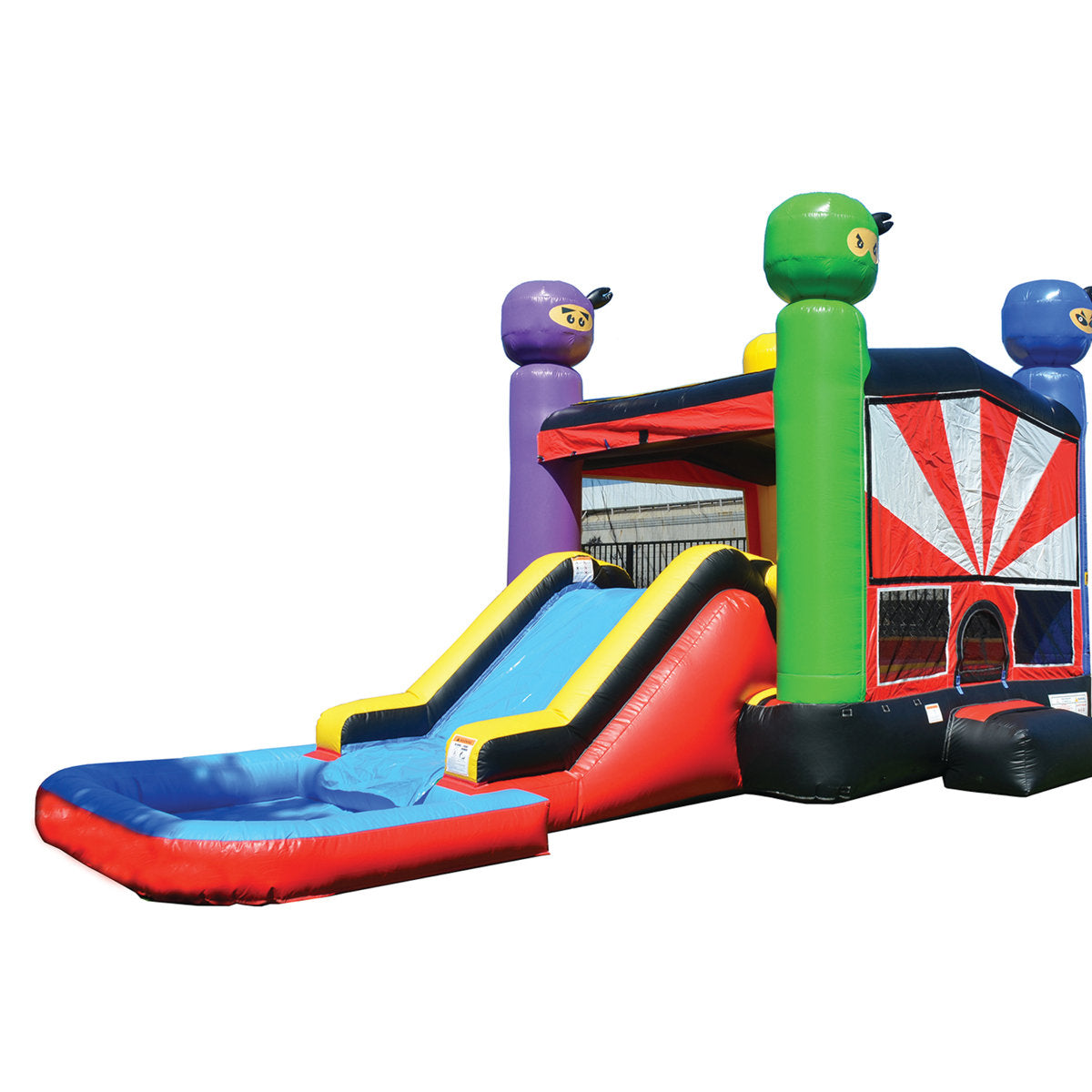 Lumen Crayon Commercial Grade Inflatable Bounce House with Blower for Kids and Adults
