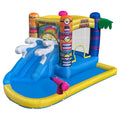 Minions Outdoor Bounce House Water Slide with Pool
