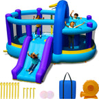 Lumen Plummet Falls Adventure Kids Inflatable Outdoor Water Park Splash Pool