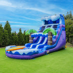 Lumen Dolphin 19 ft Inflatable Water Slide (with Blower)