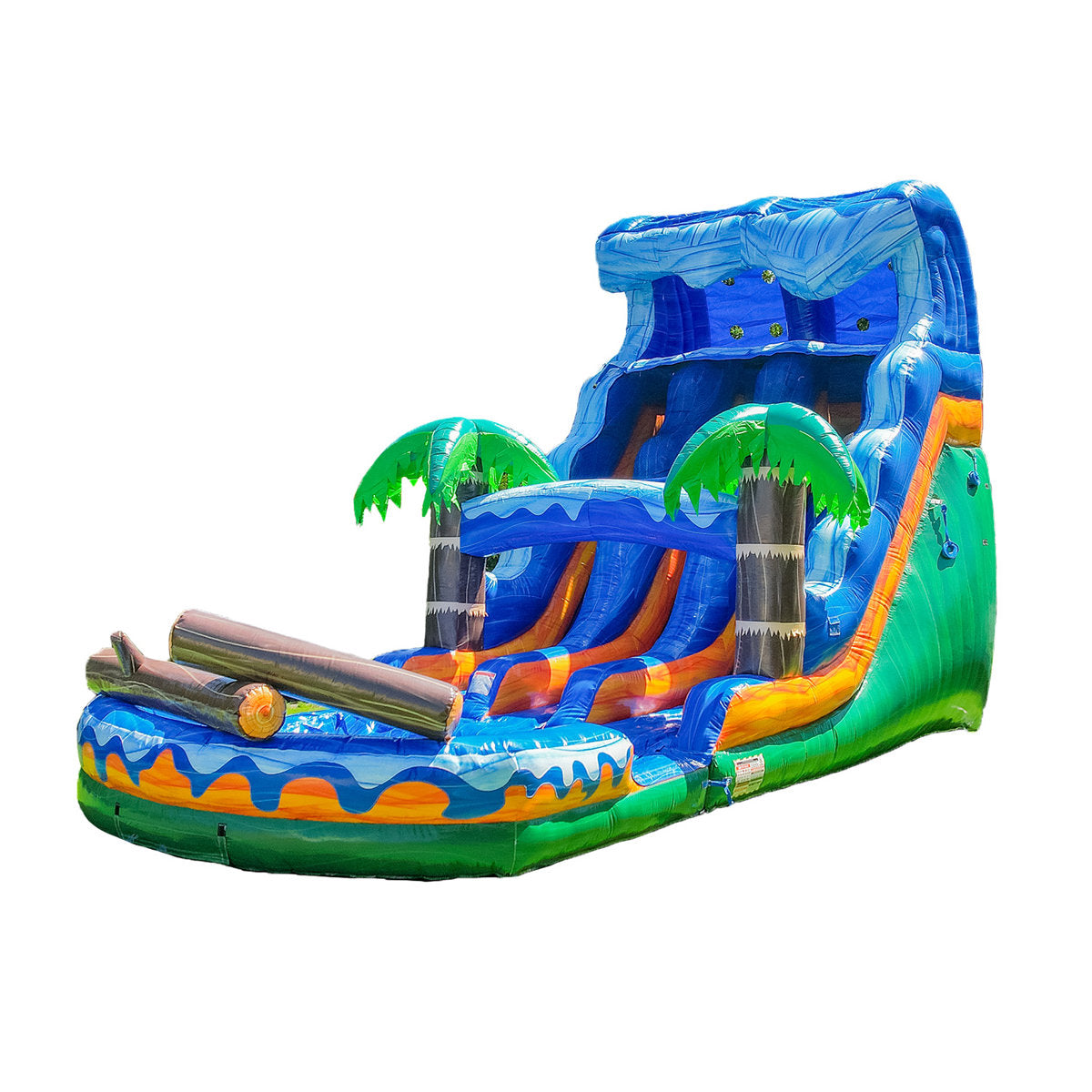 Lumen Dolphin 19 ft Inflatable Water Slide (with Blower)